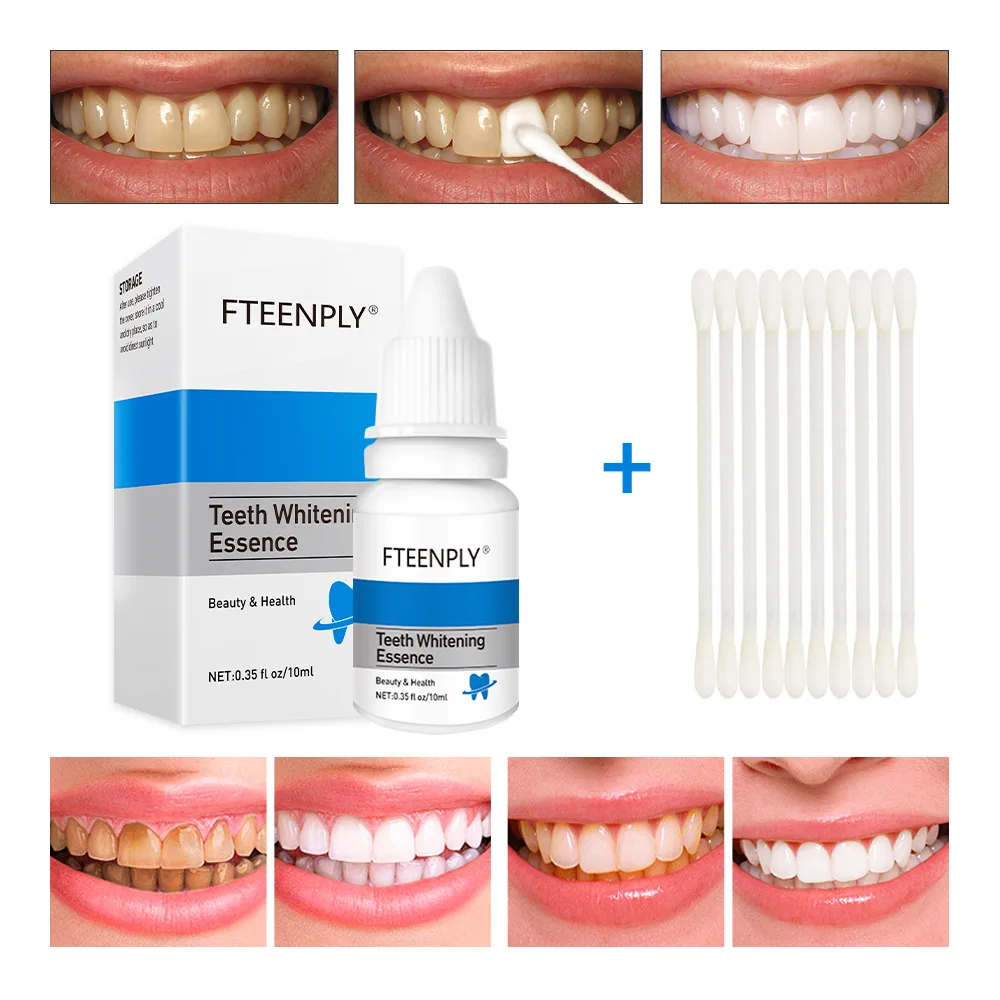 Teeth Whitening Session - FTEENPLY Zahnaufhellung Essenz Pulver Mundhygiene Reinigungsserum