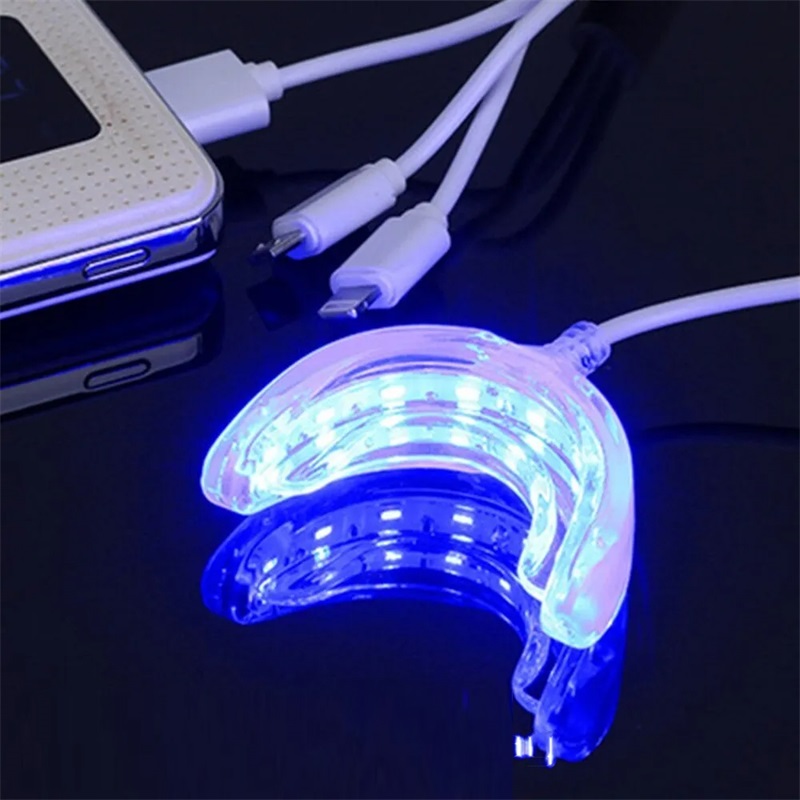 Teeth Whitening Device - Zähne Bleaching Beschleuniger Smart LED Blau