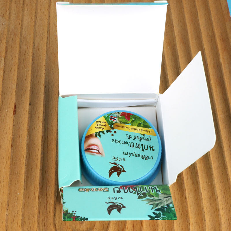 Thai NOKTHAI Kräuter-Zahnpulve – Teeth Whitening Thailand Bewertung und Preis