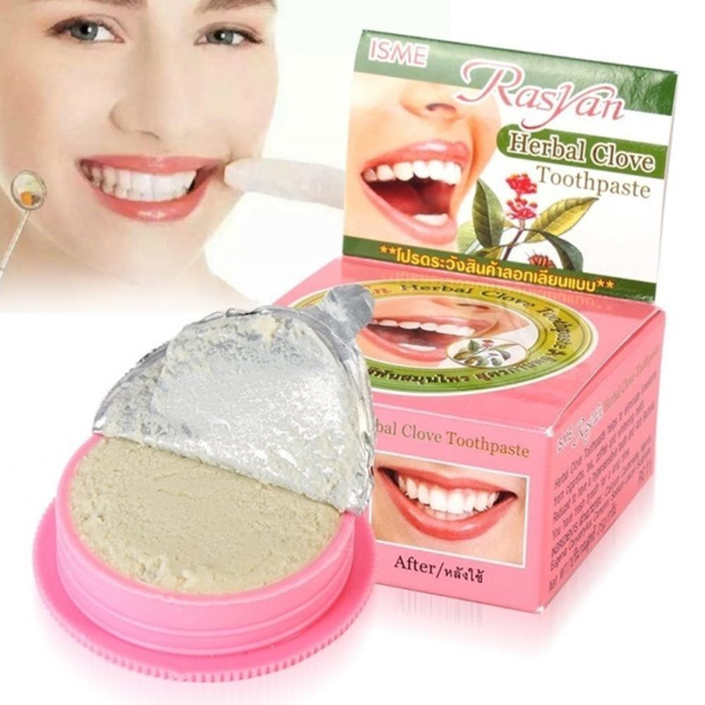 1 stücke Natürliche Rasyan Krä – Teeth Whitening Thailand Bewertung und Preis