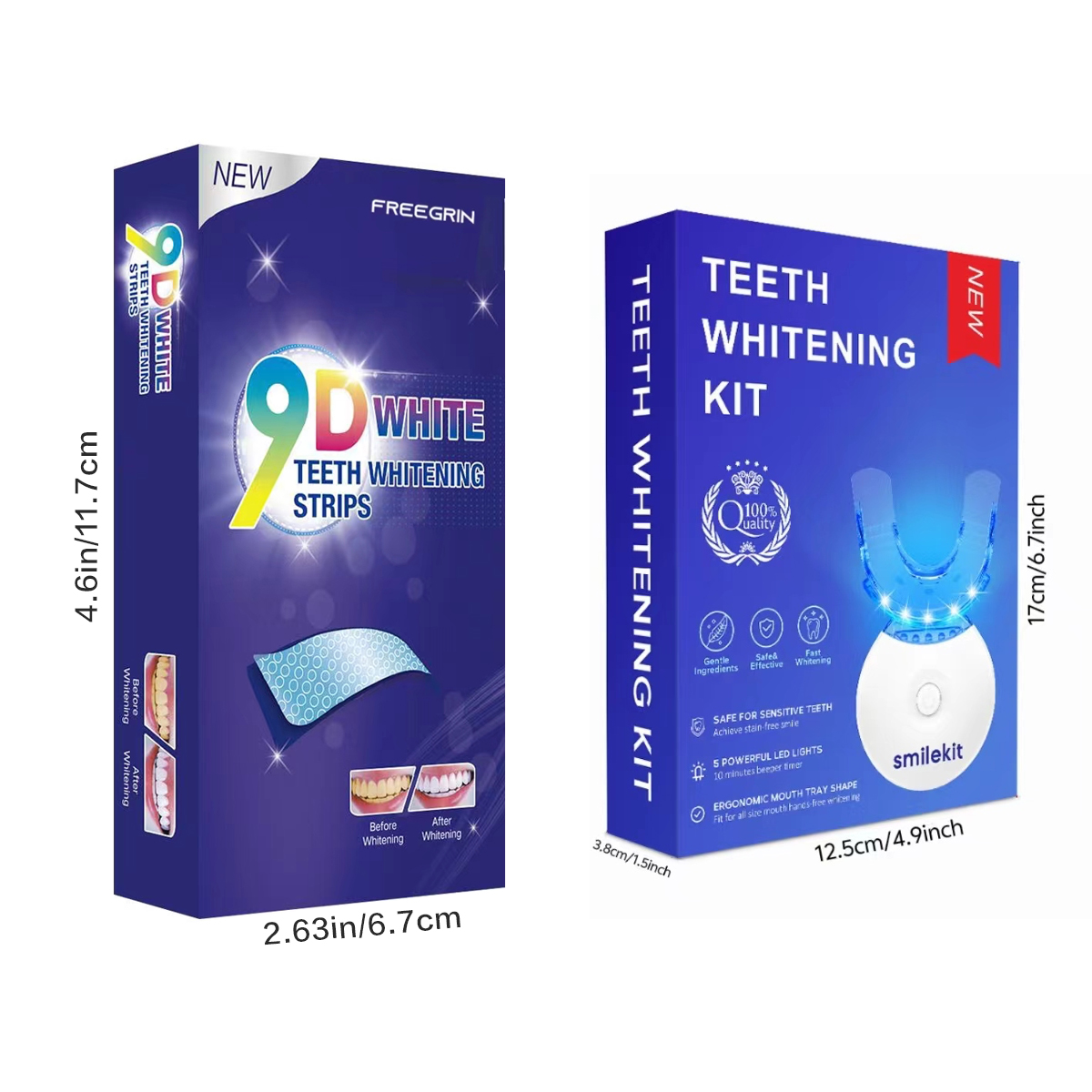 Zahnaufhellungs-Set – 5 x LED- – Teeth Whitening Session Bewertung und Preis